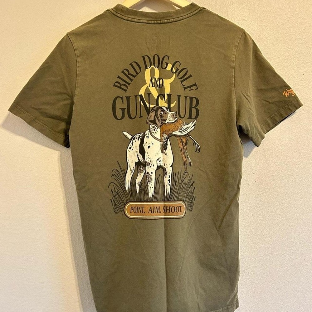 Men's Waggle Golf Bird Dog Tee shirt small